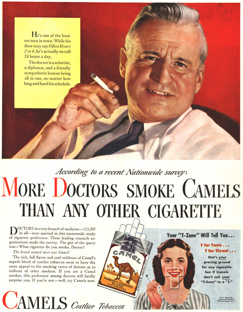 Throwback Thursdays - More Doctors Smoke Camels LARGE